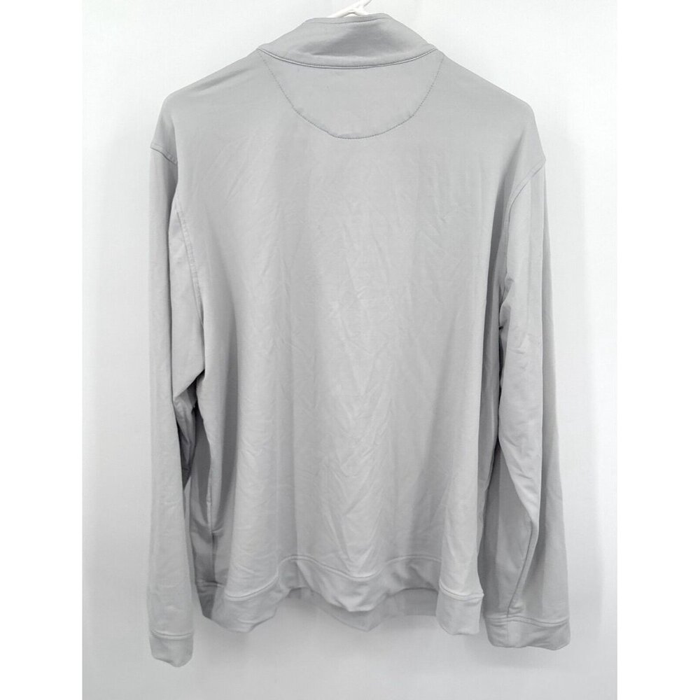 Magaschoni Men's 1/4 Zip Gray Long Sleeve Size XXL Pullover - Picture 3 of 4